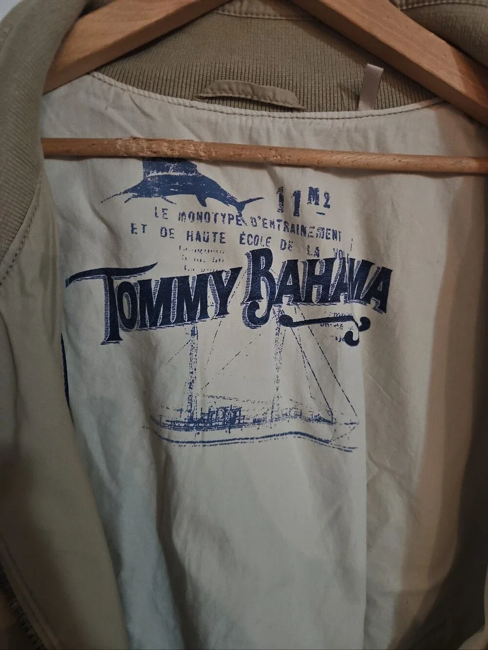 Tommy Bahama Men's Light Tan Zip Shirt Jacket